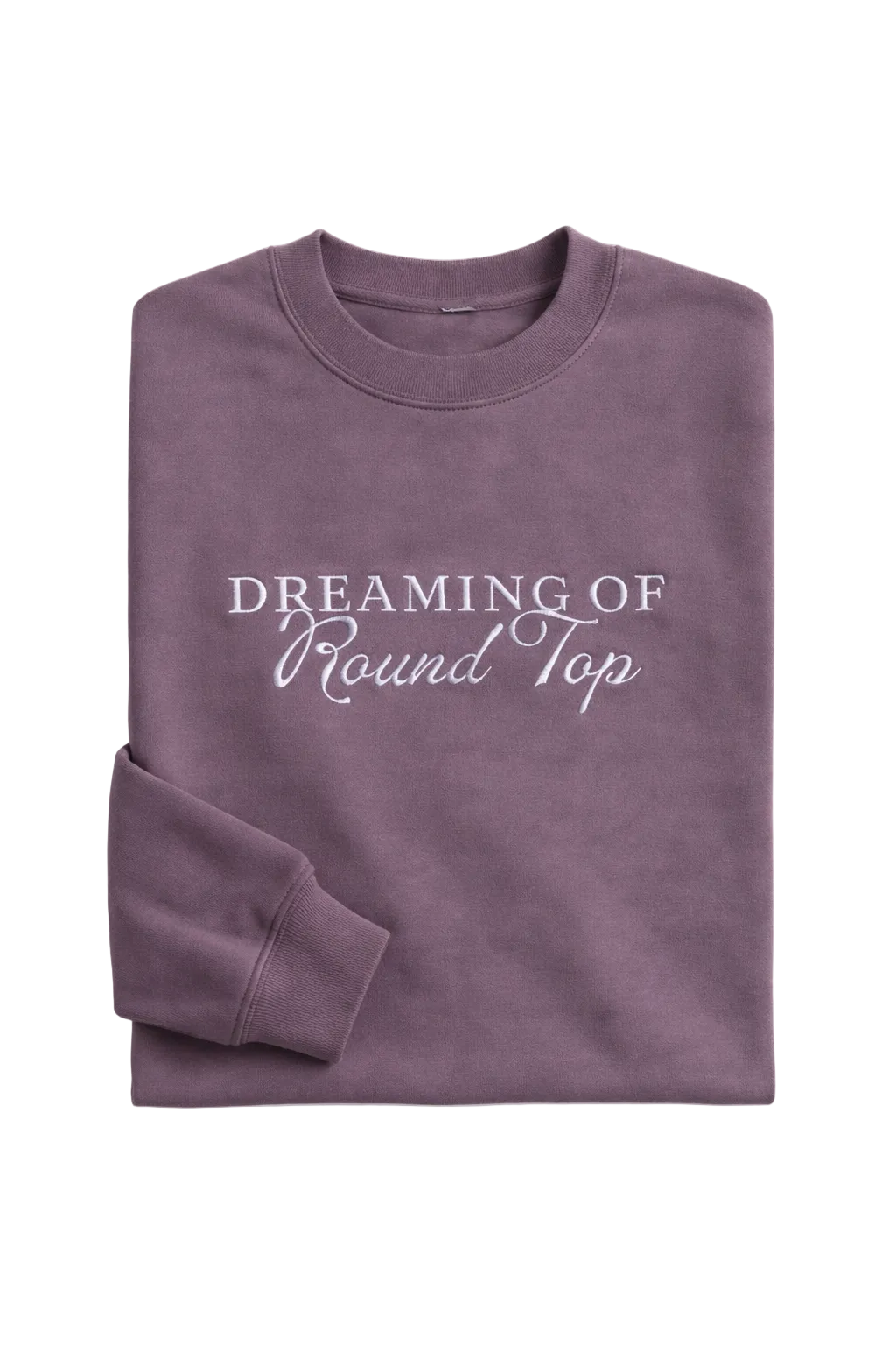 Dreaming of Round Top Sweatshirt Mauve studio product image