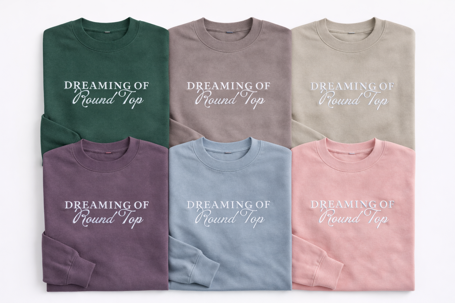 Dreaming of Round Top Sweatshirt Taupe studio product image