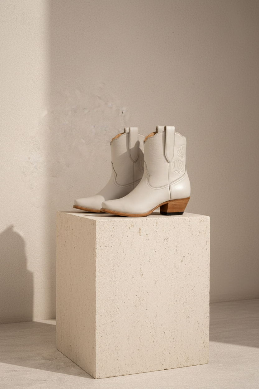 The Shelly Boot — Atelier detail view 6, hand-lasted premium calfskin