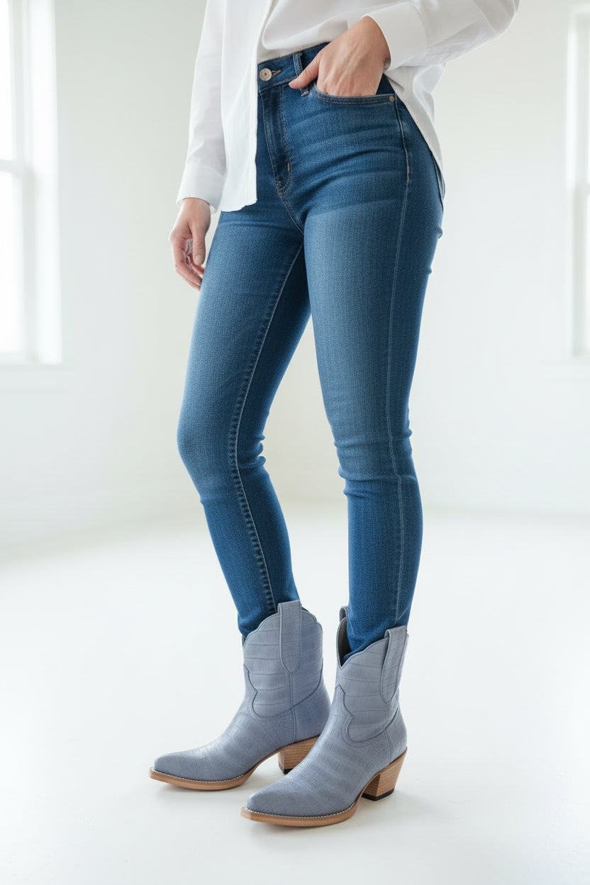 The Payton, Denim Blue Alligator | Brand