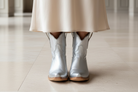 The Payton Boot — Silver Metallic — Atelier detail view 14, hand-lasted premium calfskin