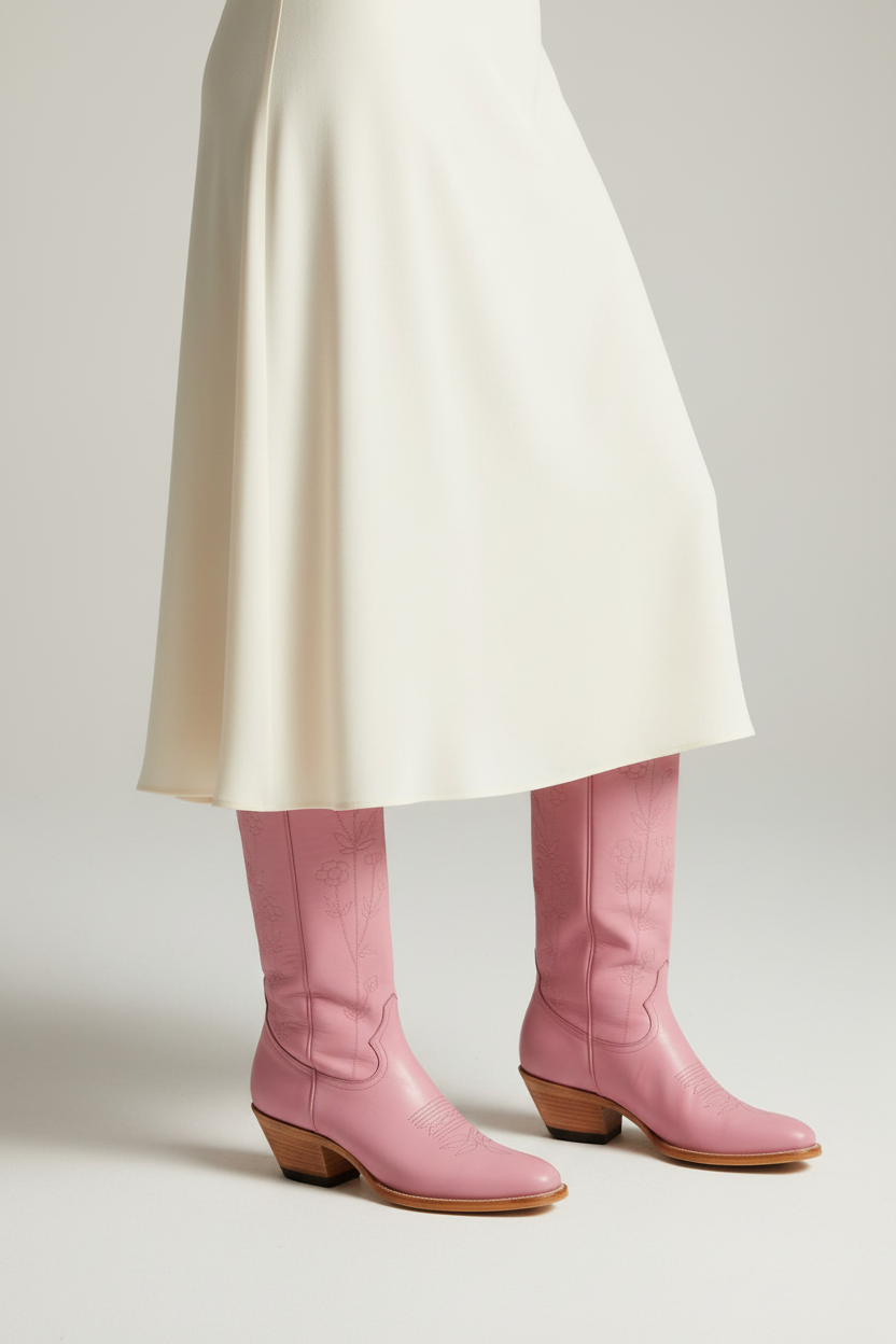 The Buttercup Boot - Detail view 3, hand-lasted premium calfskin boot by Heirloom Field