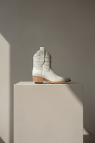 The Payton Boot — Putty Alligator — Hand-lasted luxury boot in premium calfskin, crafted by Heirloom Field atelier