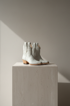 The Payton Boot — Putty Alligator — Atelier detail view 4, hand-lasted premium calfskin
