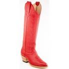 Poppy Red Vine boot, original studio three-quarter view
