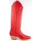 Poppy Red Vine boot, original studio side view