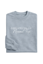 Dreaming of Round Top Sweatshirt Blue studio product image