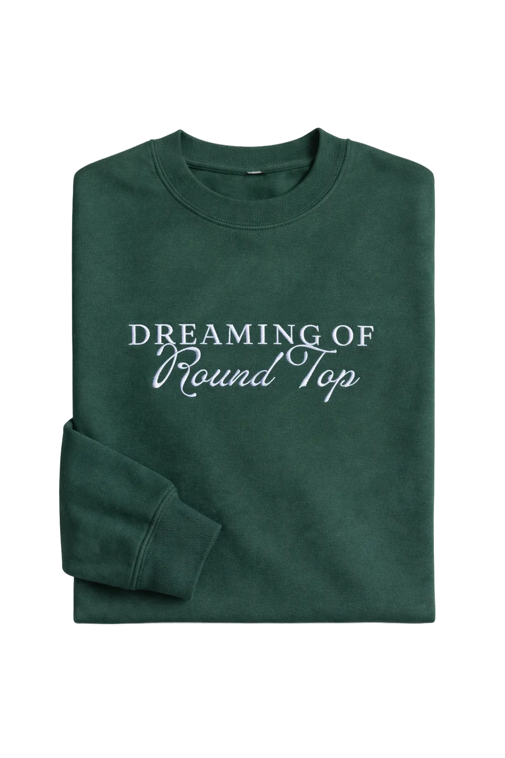 Dreaming of Round Top Sweatshirt Green studio product image