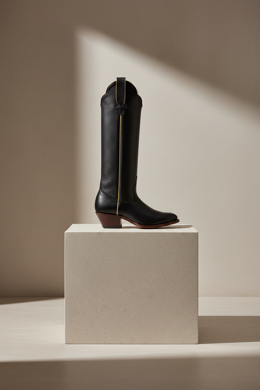 The McCall Boot | Gold studio product image
