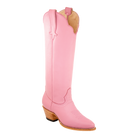 Petal Pink Georgia Tall boot, original 45-degree three-quarter view on transparent background