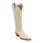 Sunflower boot in Bone, front three-quarter view on a transparent background.