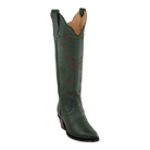Hunter Green Butterfly boot, front three-quarter studio view on a transparent background.