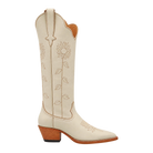 Sunflower boot in Bone, side view on a transparent background.