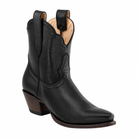 Black Payton boot with espresso-finished heel and sole, front three-quarter view on white.