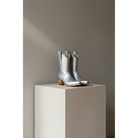 The Payton Boot — Silver Metallic — Hand-lasted luxury boot in premium calfskin, crafted by Heirloom Field atelier