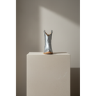 The Payton Boot — Silver Metallic — Atelier detail view 5, hand-lasted premium calfskin