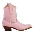 Pink Payton boot, side studio view