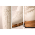 Sunflower boot detail panels
