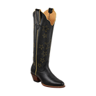 Black and Gold Star boot, three-quarter front view