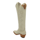 The Sunflower Boot in Bone, original rear studio photograph with transparent background.