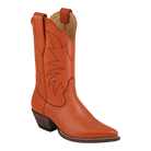 Taylor Midi Boot in Chestnut, three-quarter product render with espresso heel and sole edge