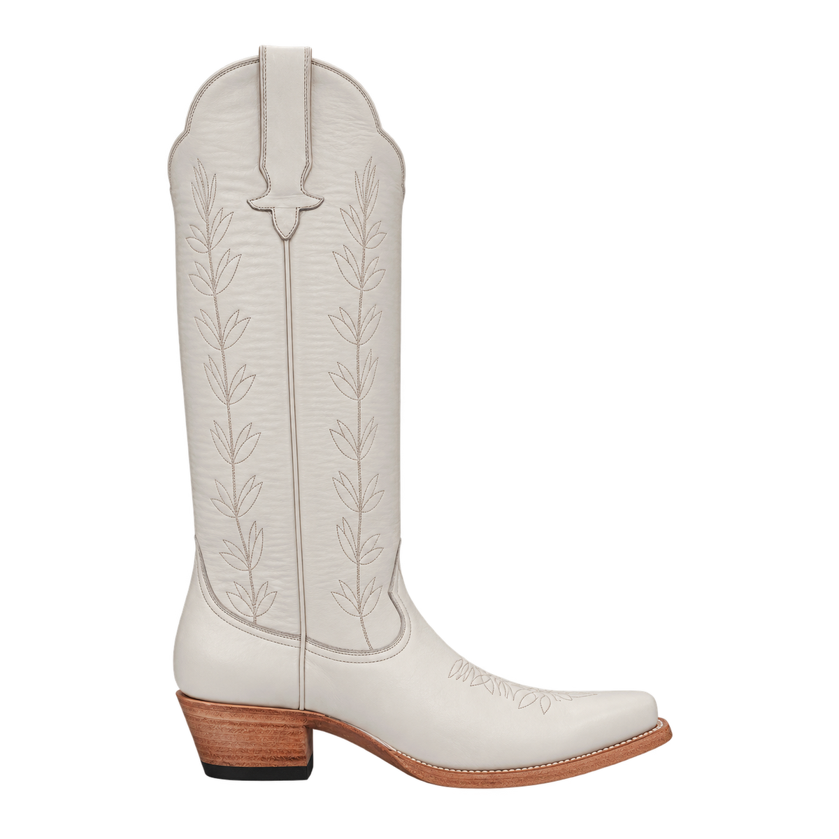 A-Toe Vine Bone boot, 90-degree side view. Owner-approved render.