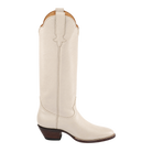 Bone Georgia Tall boot, 90-degree side view on transparent background.