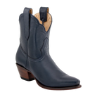 Navy Payton boot, front three-quarter view on a transparent background.