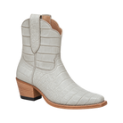 The Payton Boot in Putty Alligator, 45-degree three-quarter studio rendering.