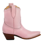 Pink Payton boot, side studio view