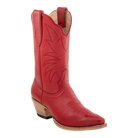 Poppy Red Taylor midi boot, front three-quarter view