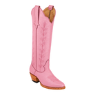 Vine Petal Pink boot, 45-degree view. Owner-approved render, matched to the Buttercup photo color reference.