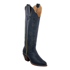 Navy and Gold Star boot, original front three-quarter photograph on a uniform white background