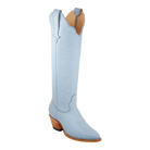 Powder Blue Vine boot, original studio three-quarter view